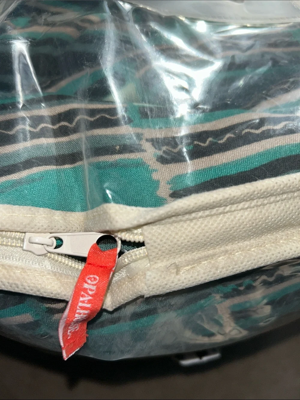 Opalhouse Jungalow F/Q Teal & Black Striped Jungalow Comforter Set